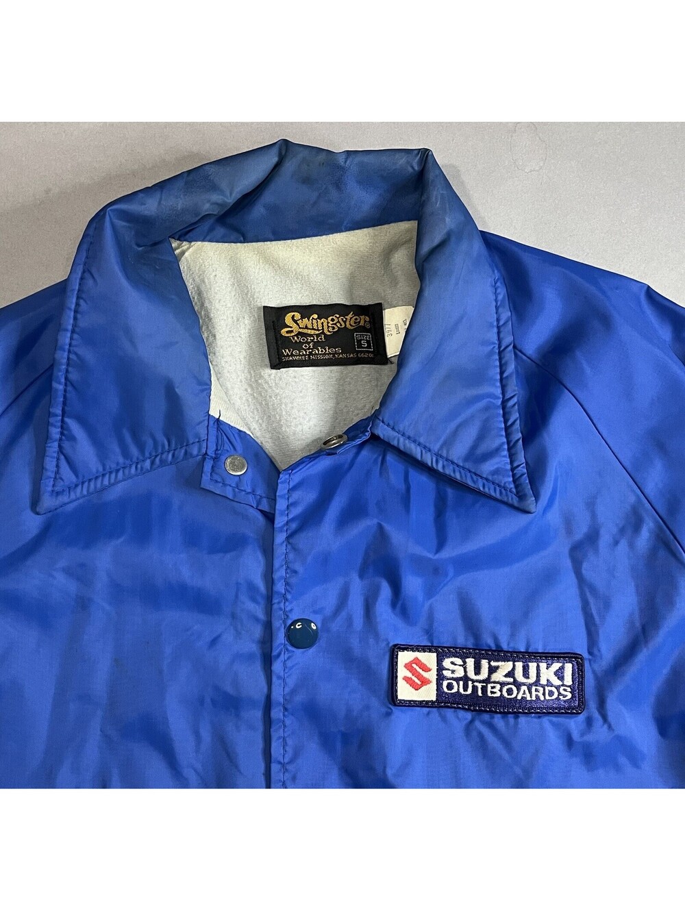 Suzuki Outboards Swingster Lined Satin Style Jacket Small